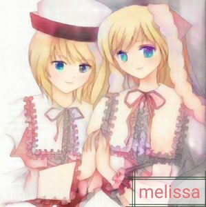Rating: Safe Score: 0 Tags: 2girls alice_margatroid blonde_hair blue_eyes frills hat image long_hair multiple_girls pair ribbon short_hair siblings smile souseiseki suiseiseki User: admin