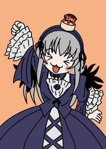 Rating: Safe Score: 0 Tags: 1girl >_< auto_tagged closed_eyes dress frills gothic_lolita hairband image lolita_fashion lolita_hairband long_hair silver_hair simple_background solo suigintou wings xd User: admin