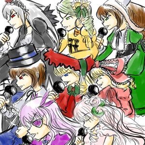 Rating: Safe Score: 0 Tags: 6+girls blonde_hair bonnet bow brown_hair closed_eyes dress frills green_hair hat hina_ichigo image instrument kanaria long_hair long_sleeves microphone multiple multiple_girls music pink_bow pink_hair shinku short_hair silver_hair singing souseiseki suigintou suiseiseki tagme User: admin