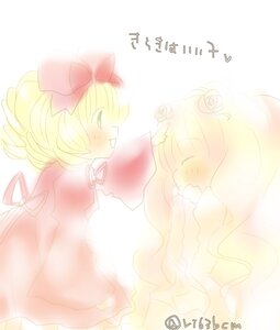 Rating: Safe Score: 0 Tags: 2girls blonde_hair blush bow dress flower hair_bow hair_ornament hina_ichigo hinaichigo image kirakishou multiple_girls pair rose short_hair smile striped vertical_stripes yuri User: admin