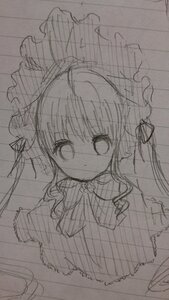 Rating: Safe Score: 0 Tags: 1girl auto_tagged full_body holding_umbrella image looking_at_viewer monochrome parasol plaid rain shinku sketch solo traditional_media umbrella User: admin
