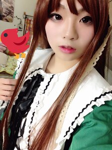 Rating: Safe Score: 0 Tags: 1girl bangs black_eyes brown_hair lips long_hair looking_at_viewer makeup solo suiseiseki User: admin