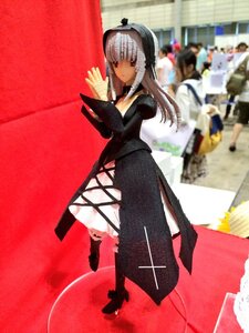 Rating: Safe Score: 0 Tags: 1girl black_dress blonde_hair blurry boots breasts dark_skin depth_of_field doll dress long_sleeves multiple_girls solo solo_focus standing suigintou white_hair User: admin