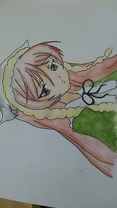 Rating: Safe Score: 0 Tags: 1girl braid dress frills green_eyes heterochromia image long_hair long_sleeves looking_at_viewer neck_ribbon ribbon simple_background solo suiseiseki twin_braids upper_body User: admin