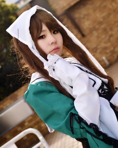 Rating: Safe Score: 0 Tags: 1girl blurry blurry_background brown_hair depth_of_field dress gloves green_dress green_eyes heterochromia lips long_hair long_sleeves looking_at_viewer red_eyes solo suiseiseki upper_body white_gloves User: admin