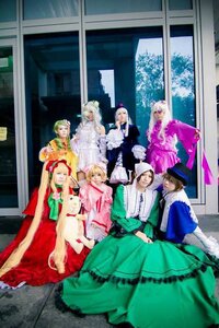 Rating: Safe Score: 0 Tags: 6+boys blonde_hair brown_hair dress hat long_hair multiple_boys multiple_cosplay multiple_girls tagme User: admin