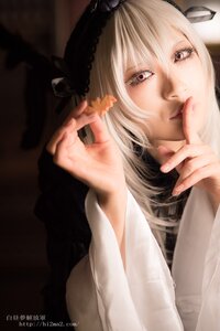 Rating: Safe Score: 0 Tags: 1girl artist_name closed_mouth lips long_hair looking_at_viewer realistic ribbon solo suigintou watermark web_address User: admin