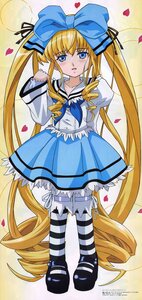 Rating: Safe Score: 0 Tags: 1girl blonde_hair blue_eyes blush bow dress drill_hair frills full_body hair_bow hair_ribbon heart highres image long_hair long_sleeves mary_janes pantyhose petals photoshop_(medium) ribbon rose_petals rozen_maiden school_uniform shinku shoes solo striped striped_legwear tamura_masafumi twin_drills twintails very_long_hair User: admin