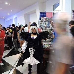 Rating: Safe Score: 0 Tags: 6+boys black_hair checkered checkered_floor dress gun hat multiple_boys multiple_girls reflection solo standing suigintou tile_floor top_hat weapon User: admin
