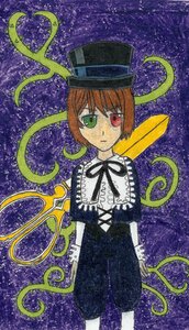 Rating: Safe Score: 0 Tags: 1girl dress frills green_eyes hat heterochromia image looking_at_viewer red_eyes short_hair solo souseiseki standing tentacles User: admin