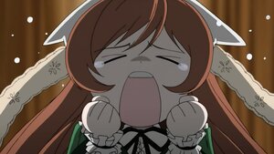 Rating: Safe Score: 0 Tags: 1girl >_< brown_hair closed_eyes fangs image long_hair open_mouth smile solo suiseiseki yawning User: admin