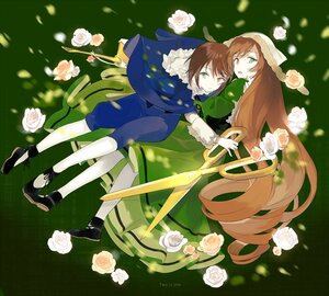 Rating: Safe Score: 0 Tags: 2girls bangs black_footwear blue_shorts brown_hair capelet closed_mouth commentary_request dress english_text eyebrows_visible_through_hair flower green_background green_dress green_eyes hat head_scarf headdress heterochromia holding holding_hands image long_hair long_sleeves looking_at_viewer lowe_(slow) multiple_girls pair pants pantyhose parted_lips pink_rose red_eyes rose rozen_maiden scissors shoes short_hair shorts siblings souseiseki suiseiseki sword twins very_long_hair watering_can weapon white_flower white_legwear white_rose yellow_rose User: admin