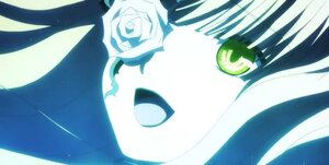 Rating: Safe Score: 0 Tags: 1girl auto_tagged close-up face flower green_eyes image kirakishou portrait rose simple_background solo white_flower white_rose User: admin