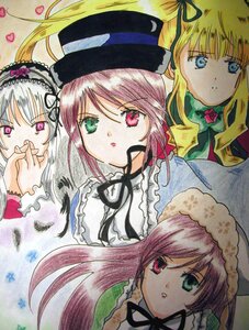 Rating: Safe Score: 0 Tags: 4girls auto_tagged blonde_hair blue_eyes blush bonnet brown_hair flower frills green_eyes hairband hat heterochromia image long_hair long_sleeves looking_at_viewer multiple multiple_girls pink_eyes red_eyes ribbon rose shinku souseiseki suigintou suiseiseki tagme traditional_media twintails User: admin