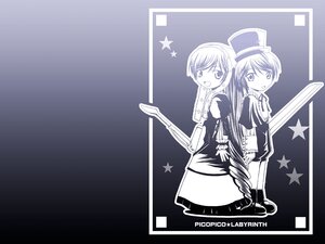Rating: Safe Score: 0 Tags: 2girls dress greyscale hat image kirisame_marisa long_hair looking_at_viewer monochrome multiple_girls open_mouth pair parody short_hair smile souseiseki star_(symbol) suiseiseki User: admin