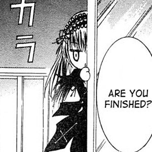 Rating: Safe Score: 0 Tags: 1girl dress greyscale image long_hair monochrome solo suigintou User: admin