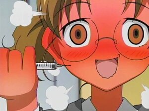 Rating: Safe Score: 0 Tags: 1girl auto_tagged blush close-up eyebrows_visible_through_hair fang glasses human looking_at_viewer open_mouth sakurada_nori screenshot shirt smoke solo white_shirt User: admin