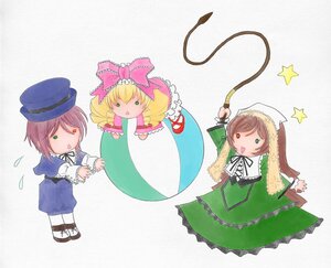 Rating: Safe Score: 0 Tags: 3girls blonde_hair blue_dress bow brown_hair dress drill_hair flying_sweatdrops green_dress green_eyes hat heterochromia hina_ichigo image long_hair long_sleeves multiple multiple_girls open_mouth pantyhose pink_bow red_eyes scissors shinku short_hair siblings sisters souseiseki suiseiseki tagme top_hat twin_drills twins very_long_hair User: admin