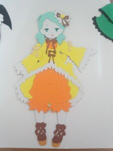 Rating: Safe Score: 0 Tags: 1girl aqua_hair auto_tagged dress full_body image kanaria long_sleeves open_mouth photo ribbon shoes short_hair sleeves_past_wrists solo standing traditional_media wide_sleeves yellow_dress User: admin