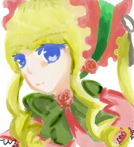 Rating: Safe Score: 0 Tags: 1girl blonde_hair blue_eyes flower image pink_flower pink_rose red_flower red_rose rose shinku simple_background solo striped white_background User: admin