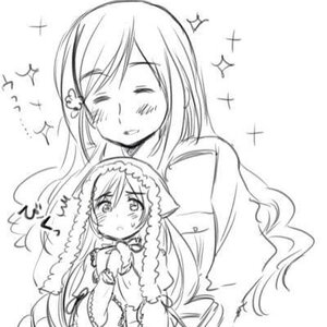Rating: Safe Score: 0 Tags: +_+ 2girls akemi_homura blush closed_eyes dress greyscale image long_hair monochrome multiple_girls simple_background smile solo sparkle sparkle_background sparkling_eyes suiseiseki white_background User: admin