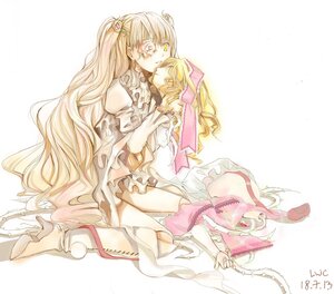 Rating: Safe Score: 0 Tags: 2girls blonde_hair boots broken closed_eyes commentary_request cross-laced_footwear dated doll_joints dress eyepatch flower frills grin hair_flower hair_ornament head high_heels highres hina_ichigo hinaichigo iamwclaw image joints kirakishou long_hair mary_janes multiple_girls photoshop_(medium) pink_hair puffy_sleeves rose rozen_maiden shoes siblings sisters sketch smile solo thorns twins very_long_hair white_background yellow_eyes User: admin