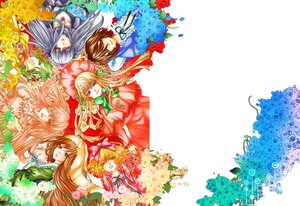 Rating: Safe Score: 0 Tags: 6+girls blonde_hair blue_eyes blue_flower bow brown_hair closed_eyes dress flower frills hina_ichigo image kanaria long_hair multiple multiple_girls ribbon rose shinku short_hair siblings silver_hair sisters souseiseki suigintou suiseiseki tagme User: admin