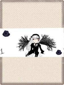 Rating: Safe Score: 0 Tags: 1girl bangs black_dress black_ribbon black_wings dress feathers flower frills hairband image long_hair long_sleeves looking_at_viewer polka_dot polka_dot_background purple_rose red_eyes ribbon rose silver_hair solo suigintou wings User: admin