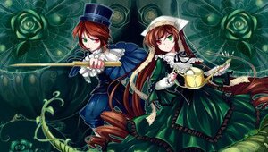 Rating: Safe Score: 0 Tags: 2girls auto_tagged brown_hair dress flower frills green_dress green_eyes hat heterochromia holding image long_hair long_sleeves looking_at_viewer multiple_girls pair red_eyes siblings sisters smile souseiseki suiseiseki twins very_long_hair watering_can User: admin