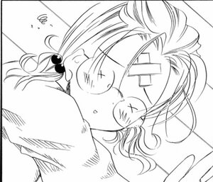 Rating: Safe Score: 0 Tags: 1girl auto_tagged black_border blush border glasses greyscale hair_bobbles hair_ornament human monochrome sakurada_nori solo squiggle twintails User: admin