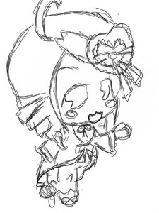Rating: Safe Score: 0 Tags: 1girl blush cat_cutout cat_ears cat_lingerie cat_tail greyscale image kanaria meme_attire monochrome sketch solo tail User: admin