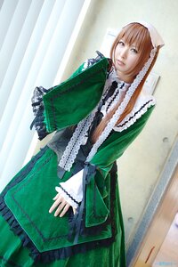 Rating: Safe Score: 0 Tags: 1girl 3d auto_tagged bangs blue_eyes brown_hair dress frills green_dress lips long_hair long_sleeves looking_at_viewer photo solo suiseiseki wide_sleeves User: admin