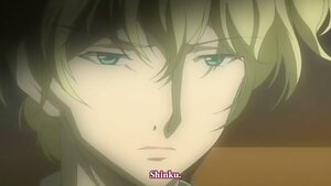 Rating: Safe Score: 0 Tags: 1boy close-up enju face green_eyes human screenshot solo User: admin