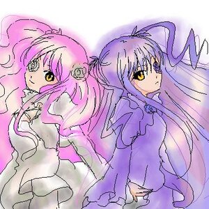 Rating: Safe Score: 0 Tags: 2girls auto_tagged barasuishou dress flower frills hair_ornament image kirakishou long_hair long_sleeves looking_at_viewer multiple_girls oekaki pair pink_hair rose smile ultimate_madoka white_dress yellow_eyes User: admin