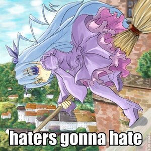 Rating: Safe Score: 0 Tags: 1girl barasuishou broom character_name day dress heterochromia high_heels image long_hair long_sleeves purple_dress solo tree User: admin