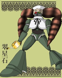Rating: Safe Score: 0 Tags: 1girl apron bow clothed_pokemon frills green_background image maid no_humans pokemon_(creature) simple_background solo standing suiseiseki umbrella User: admin