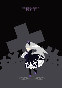Rating: Safe Score: 0 Tags: 1girl boots closed_eyes dress hair_ornament image long_hair purple_dress purple_flower solo suigintou very_long_hair white_hair User: admin
