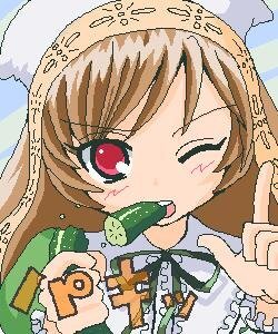 Rating: Safe Score: 0 Tags: 1girl brown_hair hat image index_finger_raised oekaki open_mouth pointing red_eyes solo straw_hat suiseiseki User: admin