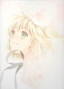 Rating: Safe Score: 0 Tags: 1girl blonde_hair closed_mouth frills green_eyes hinaichigo image looking_at_viewer looking_back portrait short_hair simple_background smile solo striped_background User: admin