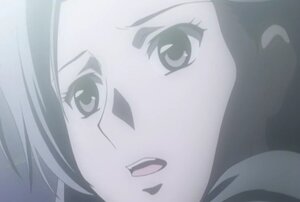 Rating: Safe Score: 0 Tags: 1girl blurry close-up eyes face human image kakizaki_megu looking_at_viewer monochrome screenshot solo User: admin