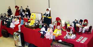 Rating: Safe Score: 0 Tags: 6+boys black_hair blonde_hair brown_hair crown doll dress everyone hat japanese_clothes long_hair multiple_boys multiple_dolls multiple_girls short_hair sitting tagme User: admin