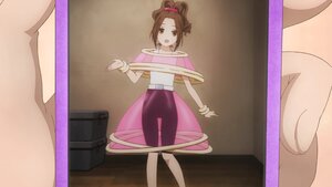 Rating: Safe Score: 0 Tags: 1girl auto_tagged bag bow bracelet brown_eyes brown_hair dress human jewelry minigirl open_mouth saitou screenshot smile solo standing table User: admin