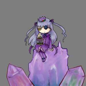 Rating: Safe Score: 0 Tags: 1girl barasuishou dress eyepatch full_body image long_hair purple_dress ribbon solo standing transparent_background very_long_hair yellow_eyes User: admin
