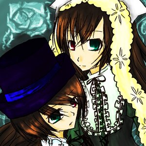 Rating: Safe Score: 0 Tags: 2girls auto_tagged brown_hair dress frills green_dress green_eyes hat head_scarf heterochromia image long_hair long_sleeves looking_at_viewer multiple_girls pair red_eyes short_hair siblings sisters smile souseiseki suiseiseki top_hat twins User: admin