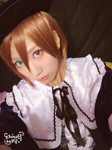 Rating: Safe Score: 0 Tags: 1girl black_neckwear black_ribbon brown_hair closed_mouth frills heterochromia lips looking_at_viewer neck_ribbon red_eyes ribbon signature solo souseiseki upper_body User: admin