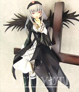 Rating: Safe Score: 0 Tags: 1girl black_dress black_wings detached_collar doll dress frills hairband long_hair long_sleeves looking_at_viewer pink_eyes puffy_sleeves silver_hair solo standing suigintou wings User: admin