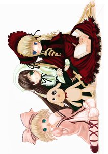 Rating: Safe Score: 0 Tags: 3girls :o animal auto_tagged blonde_hair blue_eyes blush bonnet bow dog dress drill_hair green_dress green_eyes hat hat_bow head_scarf heterochromia hina_ichigo holding image kunkun long_hair long_sleeves looking_at_viewer mikazukimo multiple multiple_girls open_mouth pink_bow pink_dress red_dress red_eyes rozen_maiden shinku simple_background sitting suiseiseki tagme twin_drills twintails very_long_hair white_background yokozuwari User: admin