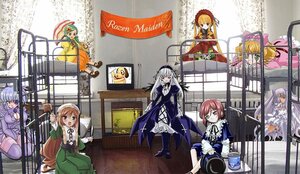 Rating: Safe Score: 0 Tags: 6+girls blonde_hair blue_eyes boots brown_hair dress eyepatch green_eyes green_hair hat heterochromia image long_hair multiple multiple_girls shinku silver_hair suigintou suiseiseki tagme very_long_hair wings User: admin