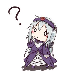 Rating: Safe Score: 0 Tags: 1girl blush_stickers chibi dress feathers flower frills full_body hairband image lolita_hairband long_hair long_sleeves rose silver_hair solo suigintou User: admin