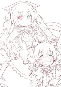 Rating: Safe Score: 0 Tags: 2girls blush dreaming hinaichigo image lap_pillow lying monochrome multiple_girls pair smile suiseiseki tears User: admin